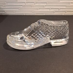 Waterford Crystal Vintage Golf Shoe Penny Loafer Paperweight Excellent Condition